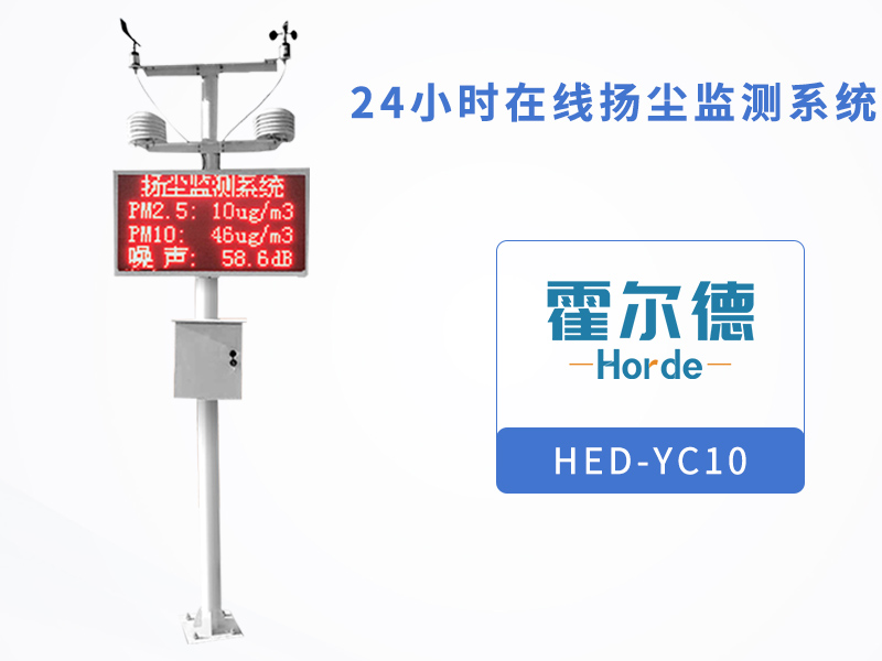 在線揚塵監測系統節省監測成本，提高效率